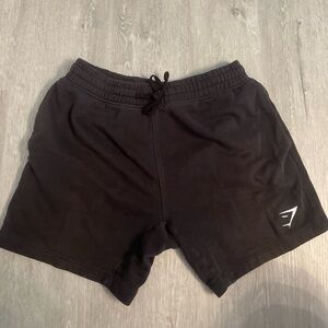 Gymshark Black Athletic Shorts Streamlined Design